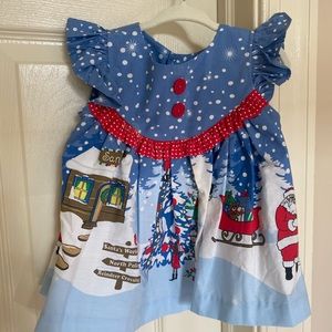 Eleanor Rose Christmas Dress 12 months